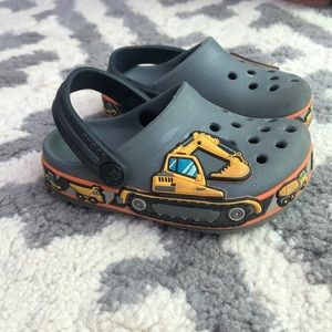 Crocs construction vehicles